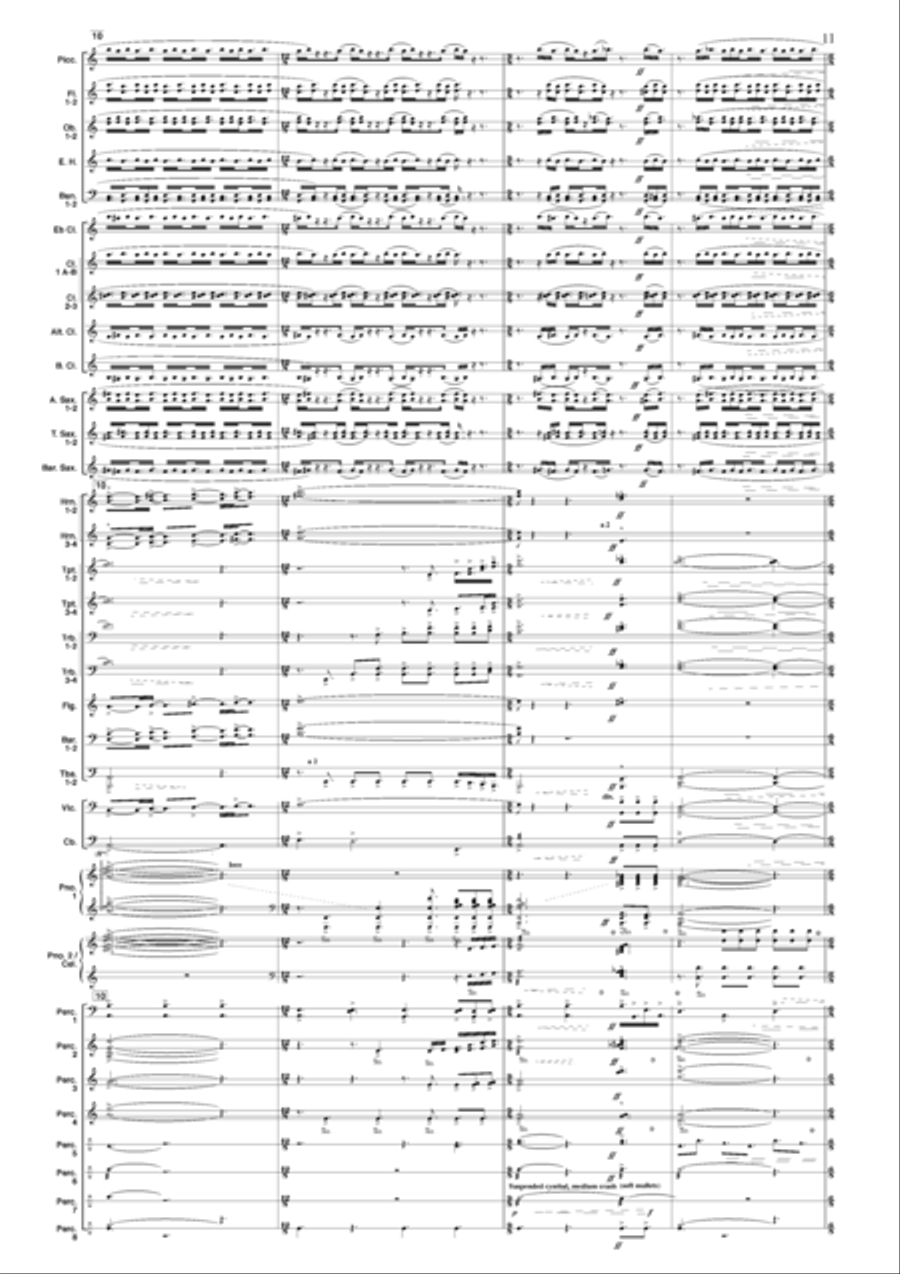 Teogonica. Sinfonia No. 2 (Theogonic) Concert Band scores gallery preview page 4
