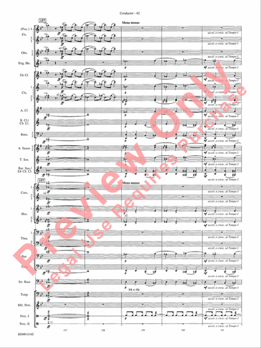 Fanfare and Allegro Concert Band scores gallery preview page 45
