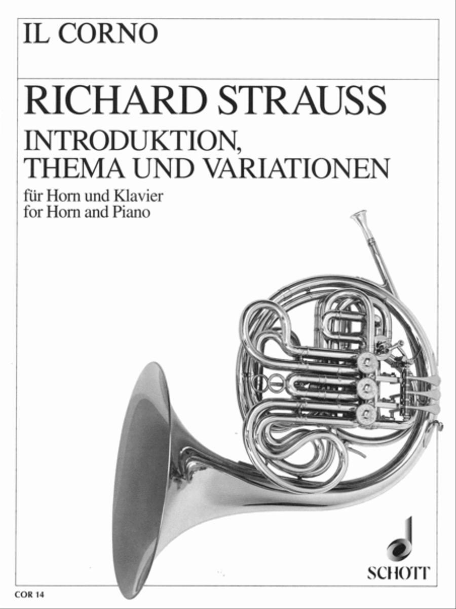 Introduction, Theme and Variation Horn scores gallery preview page 1