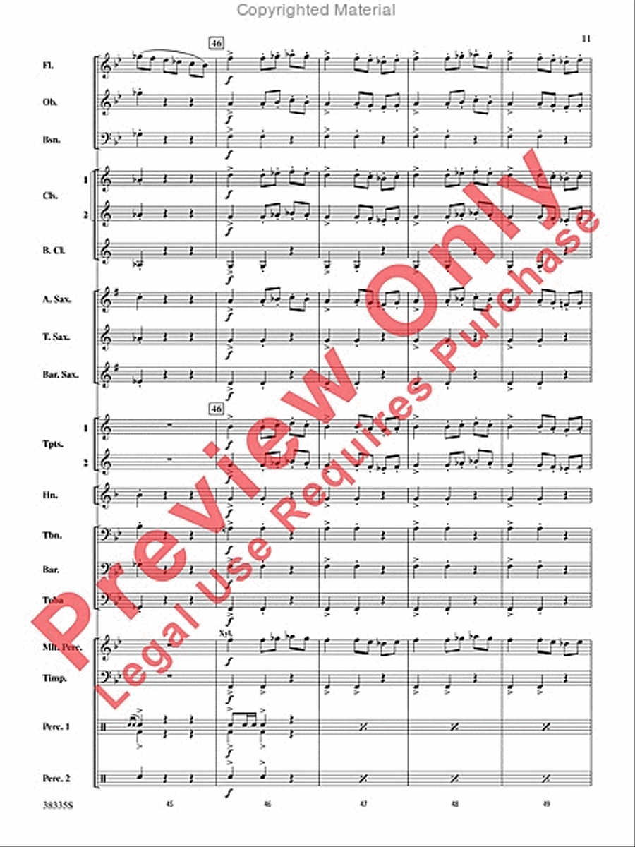 El Relicario El Relicario Concert Band scores gallery preview page 12