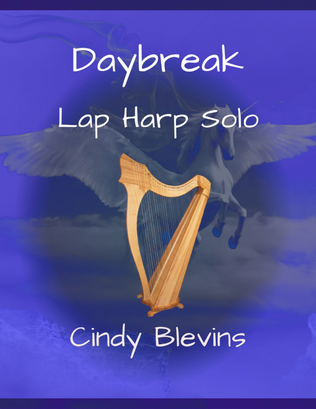 Book cover for Daybreak, original solo for Lap Harp