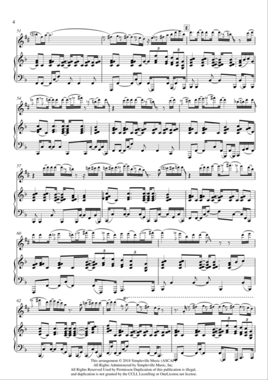 I Can Only Imagine Alto Saxophone scores gallery preview page 4