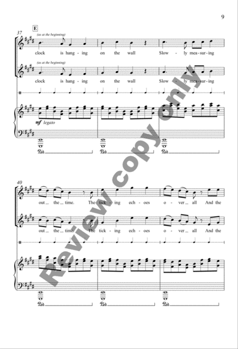 The Clock: (Zegar) The Clock: (Zegar) 2-Part scores gallery preview page 16