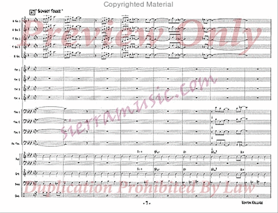 Kenton Kollage Big Band scores gallery preview page 8