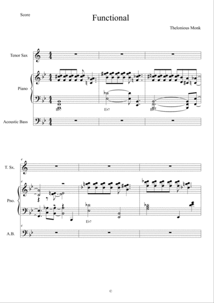 Functional Small Ensemble scores gallery preview page 1