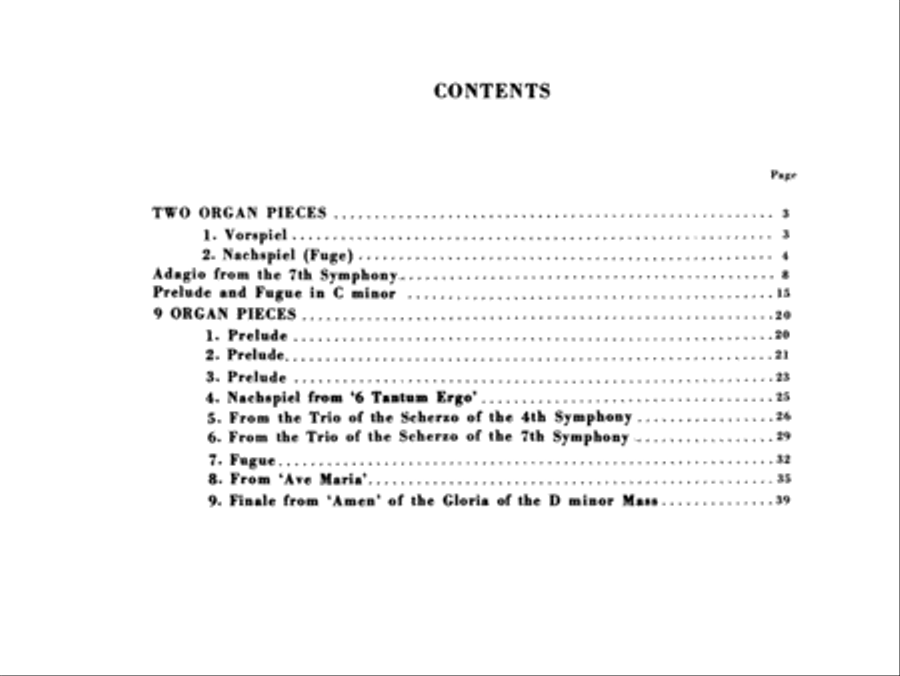 Album of Various Pieces Organ scores gallery preview page 3