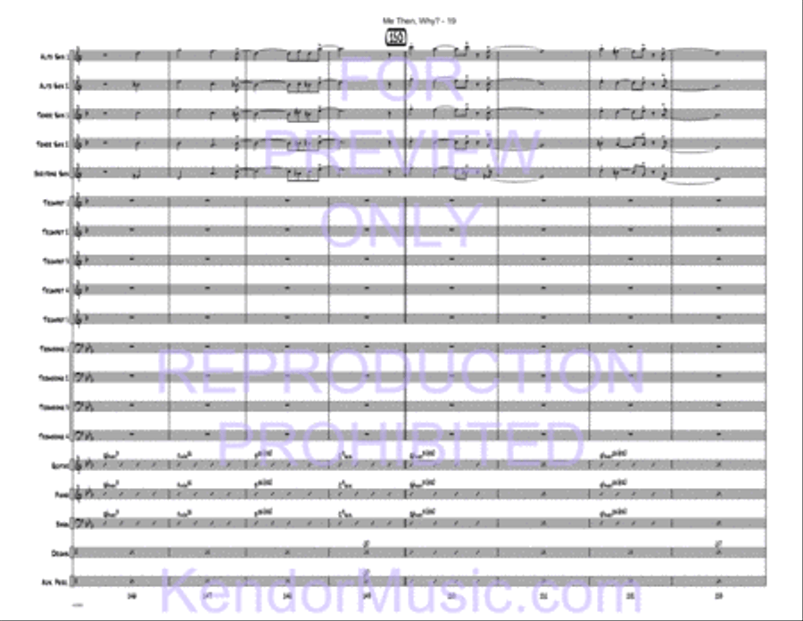 Me Then, Why? Me Then, Why? Jazz Ensemble scores gallery preview page 50