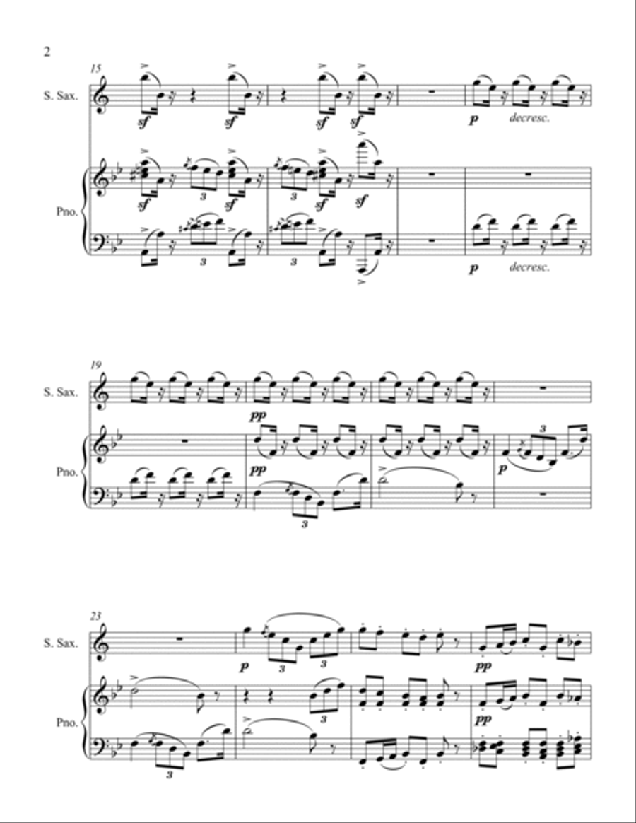 Moments Musicaux I Woodwind Duet scores gallery preview page 2
