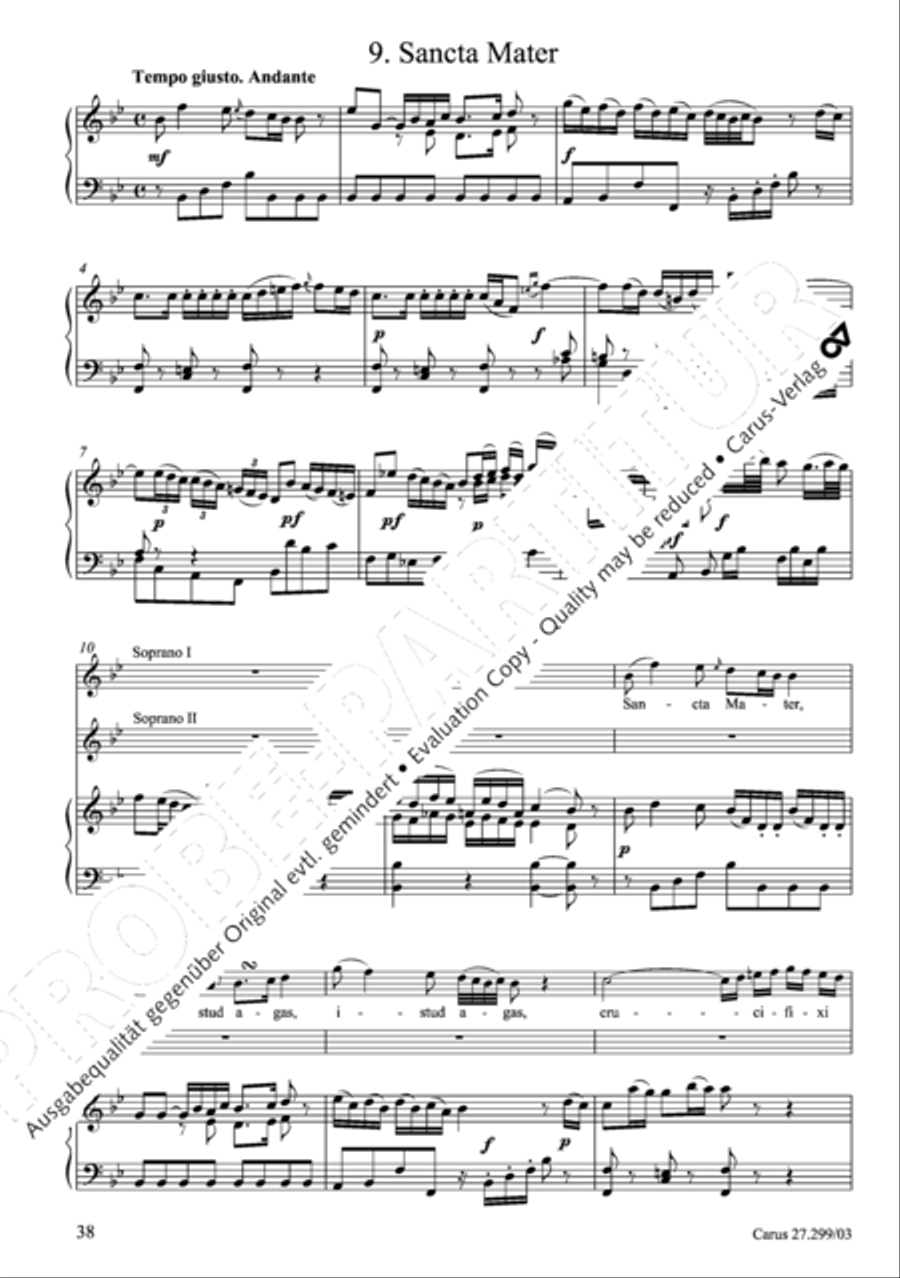 Stabat mater Stabat mater Women's Choir scores gallery preview page 39