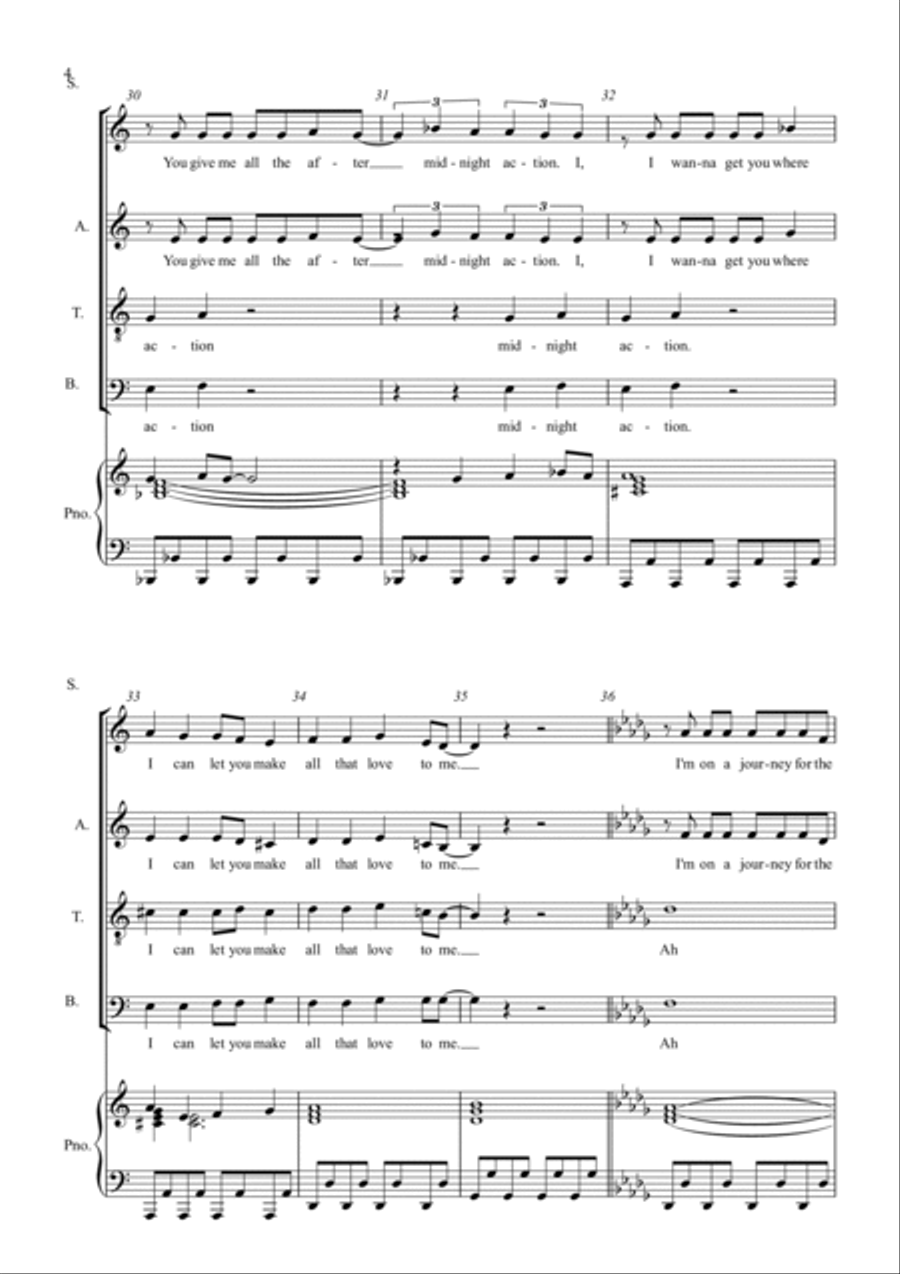 Chain Reaction 4-Part scores gallery preview page 4