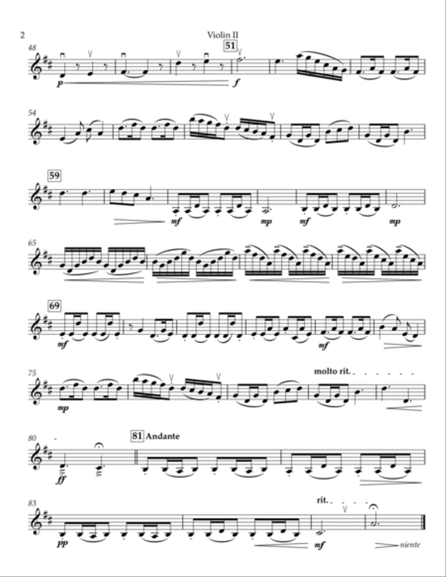 A Thousand Years String Quartet scores gallery preview page 4