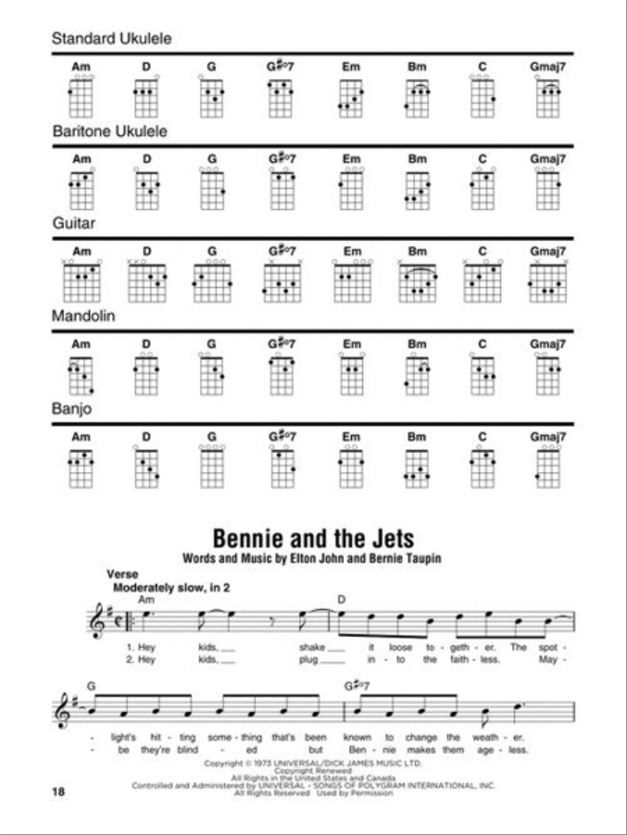 Sing-Along Songs – Strum Together Banjo scores gallery preview page 6