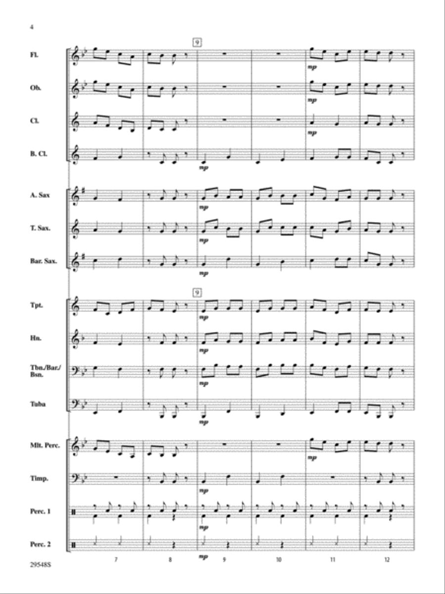 Belwin Very Beginning Band Kit #4 Concert Band scores gallery preview page 3