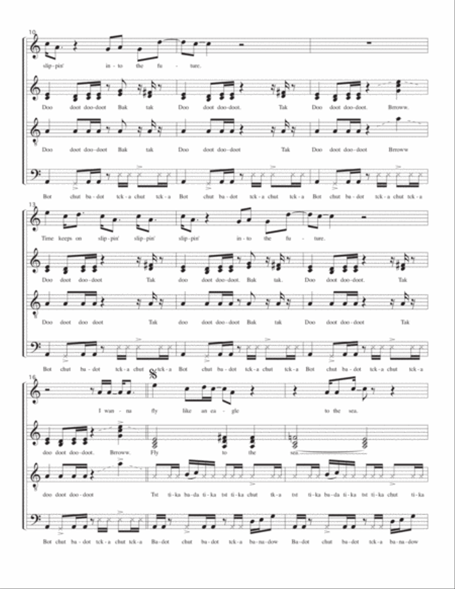 Fly Like An Eagle 4-Part scores gallery preview page 4