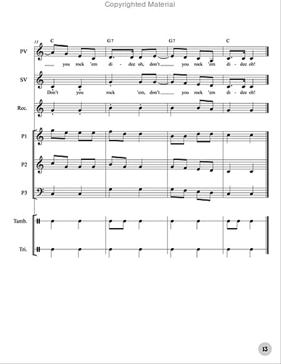 Sing, Drum, Play, and Strum Percussion scores gallery preview page 11