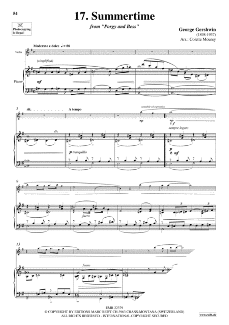 Gershwin 20 Greatest Hits Violin Solo scores gallery preview page 19