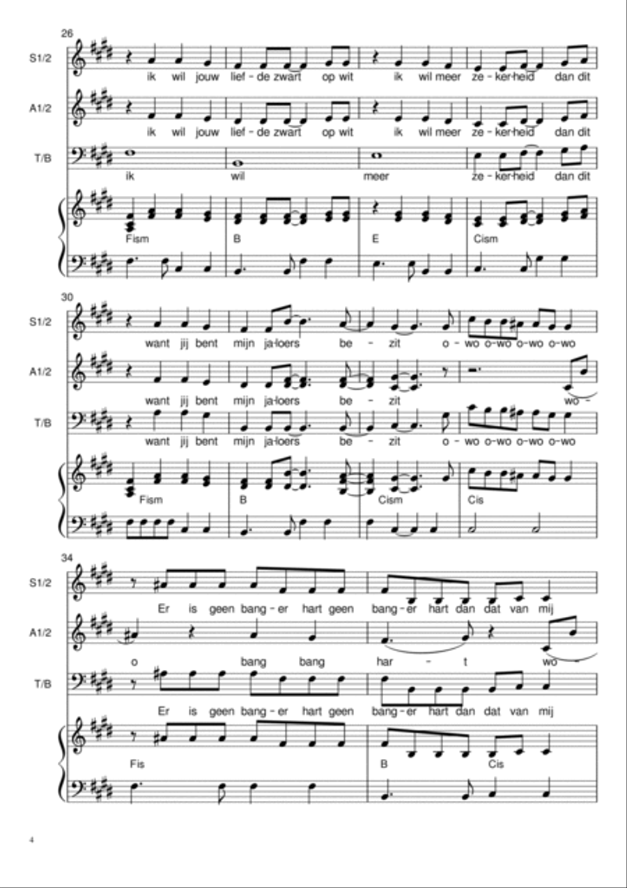 Banger Hart Choir scores gallery preview page 4