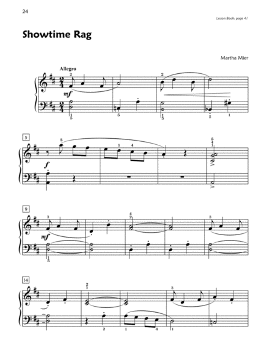 Premier Piano Course Jazz, Rags & Blues, Book 3 Piano Method scores gallery preview page 5