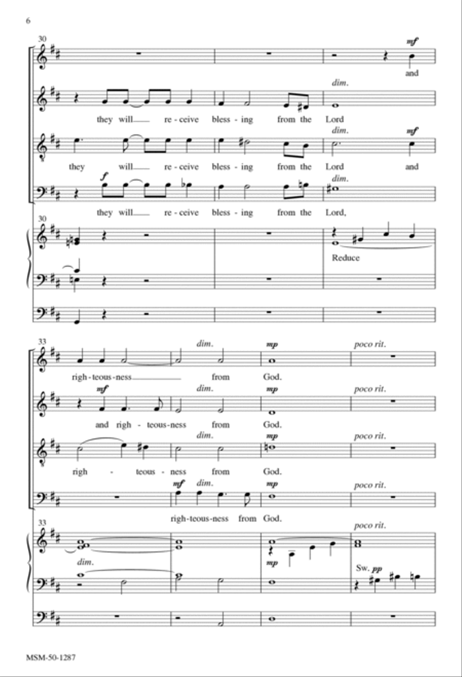 Vision of Paradise 4-Part scores gallery preview page 6