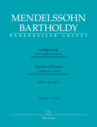 Book cover for Lobgesang / Hymn of Praise, op. 52 MWV A 18
