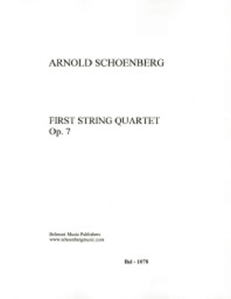 First String Quartet, Op. 7 image number null