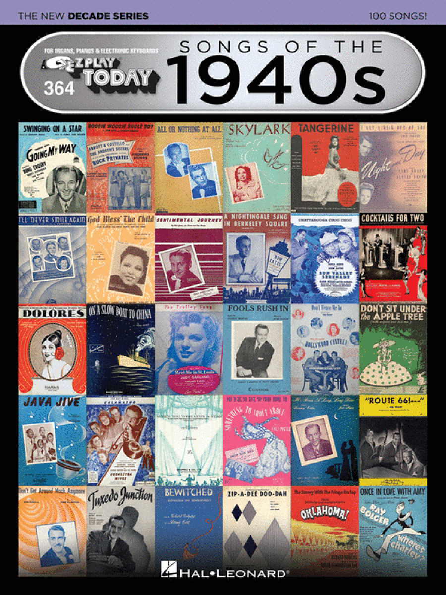 Songs of the 1940s – The New Decade Series Electronic Keyboard scores gallery preview page 1