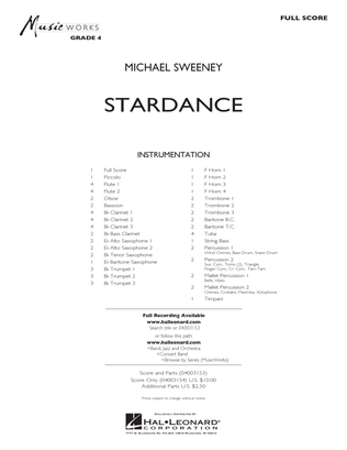 Stardance - Full Score