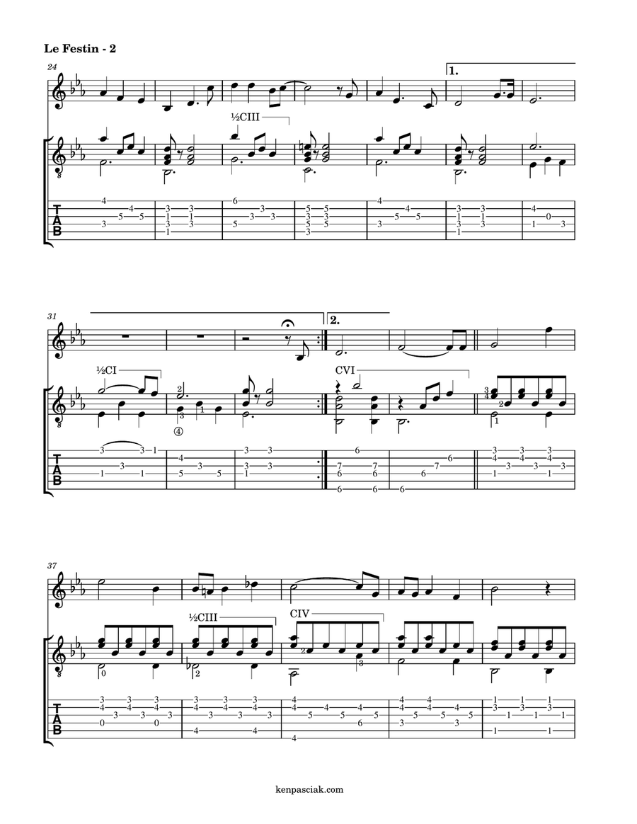 Le Festin Le Festin String Duet scores gallery preview page 4