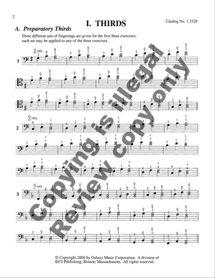 The Galamian Scale System for Violoncello (Volume 2) String Methods scores gallery preview page 3