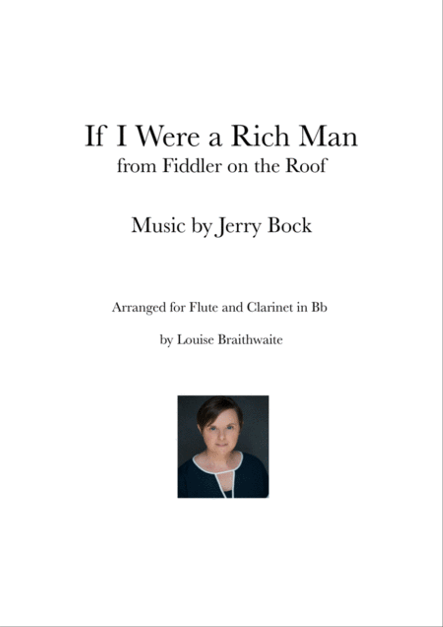 If I Were A Rich Man Woodwind Duet scores gallery preview page 1
