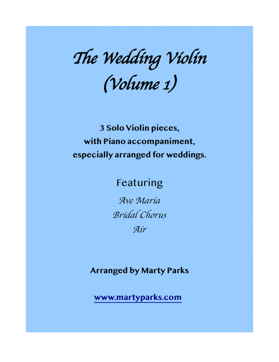 The Wedding Violin - Volume 1 Violin Solo scores gallery preview page 1