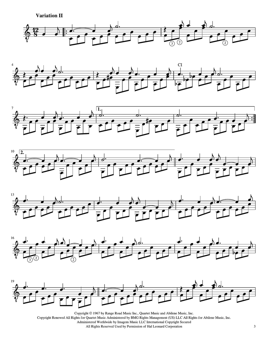 What A Wonderful World Acoustic Guitar scores gallery preview page 5