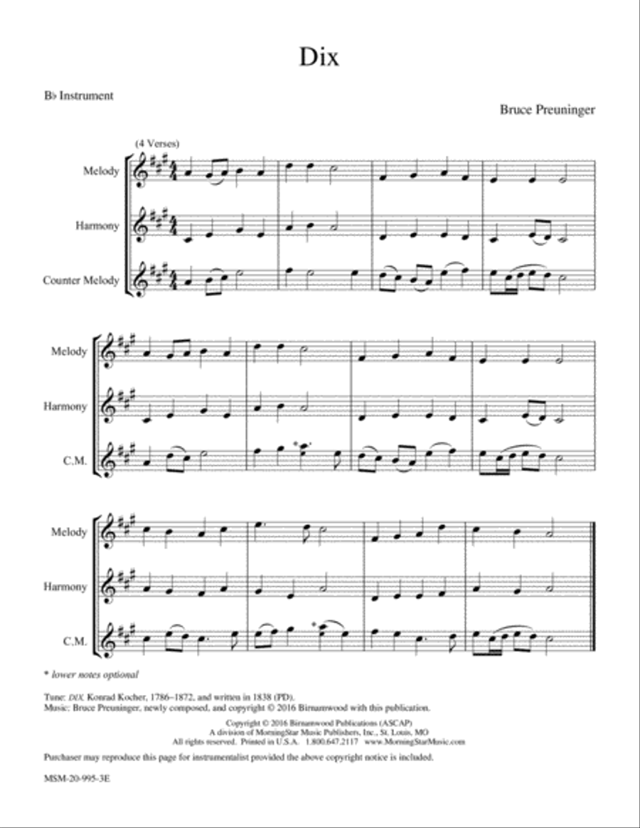 Dix Piano and Keyboard scores gallery preview page 1