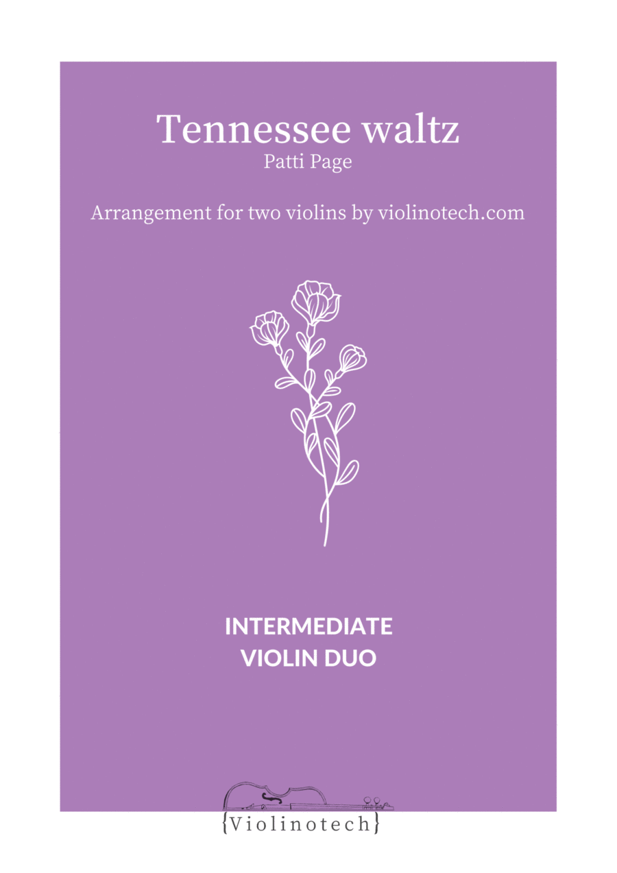 Tennessee Waltz String Duet scores gallery preview page 1