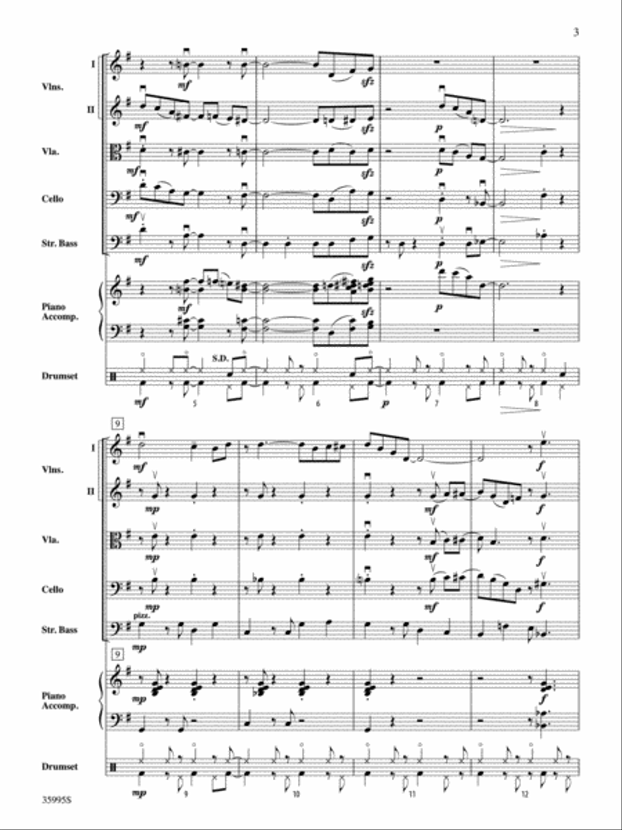 Oh, Lady Be Good! String Orchestra scores gallery preview page 3