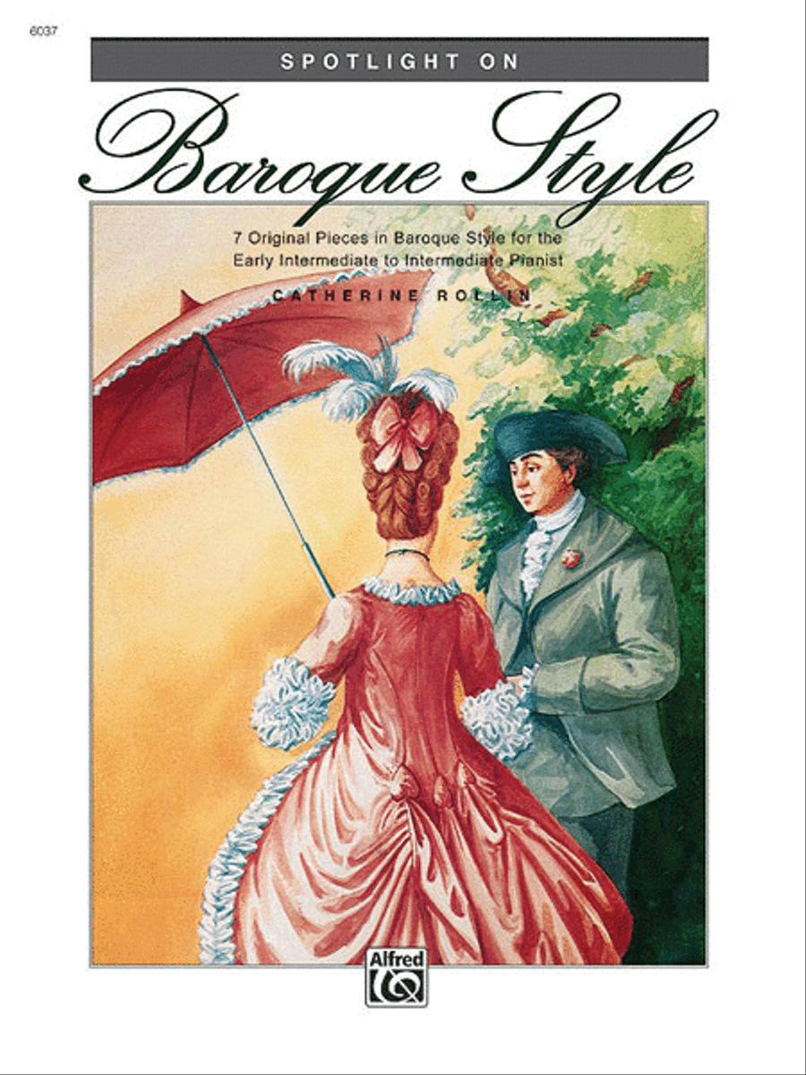 Spotlight on Baroque Style Piano Solo scores gallery preview page 1
