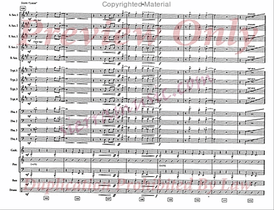 Loose Big Band scores gallery preview page 15