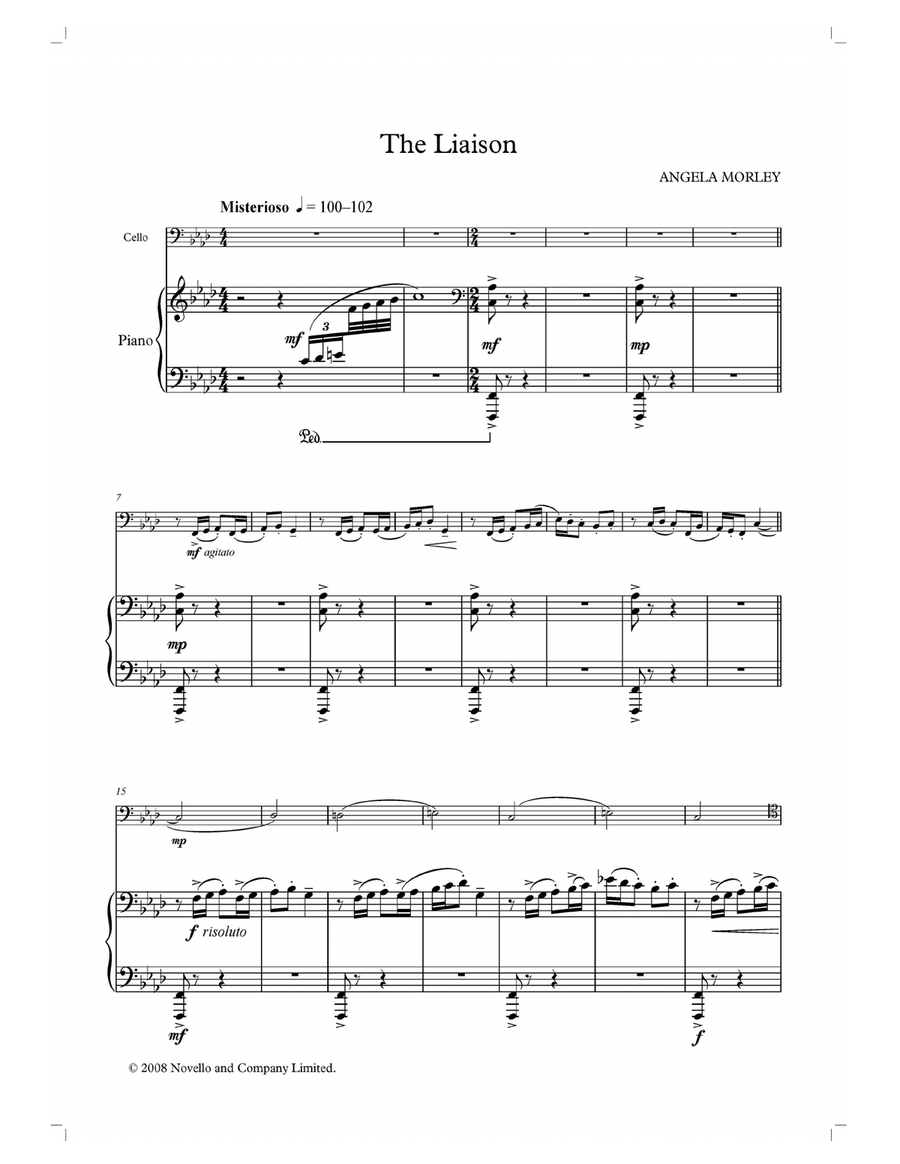 The Liaison (score and parts) Acoustic Guitar scores gallery preview page 1