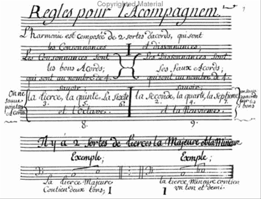 Methods & Treatises Continuo Bass - Volume I - France 1600-1800 Basso Continuo scores gallery preview page 4