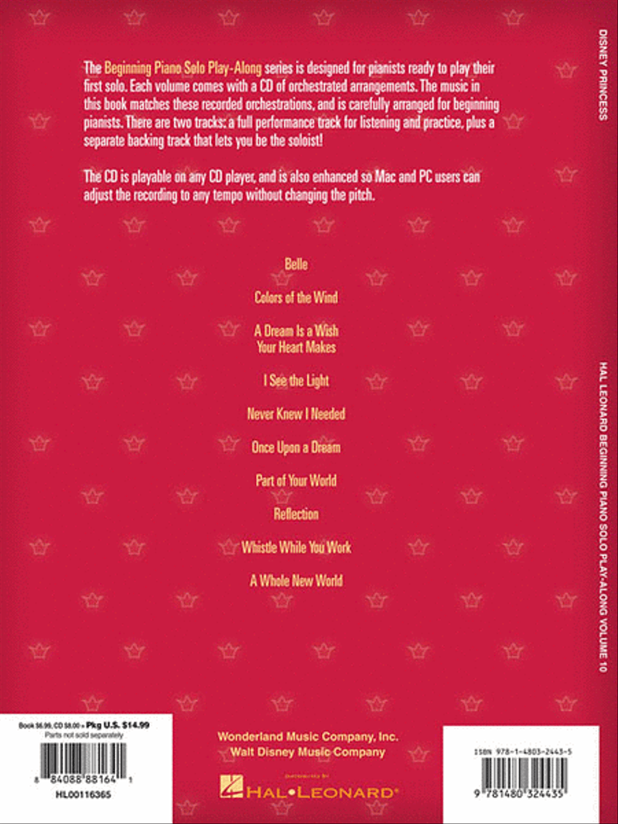 Disney Princess Piano Solo scores gallery preview page 2