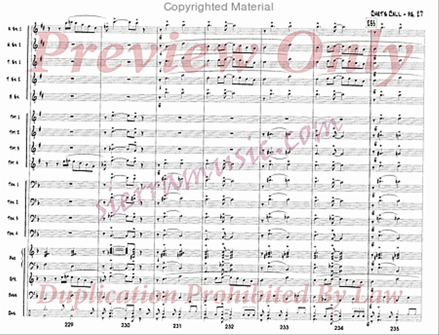 Chet's Call Chet's Call Big Band scores gallery preview page 28