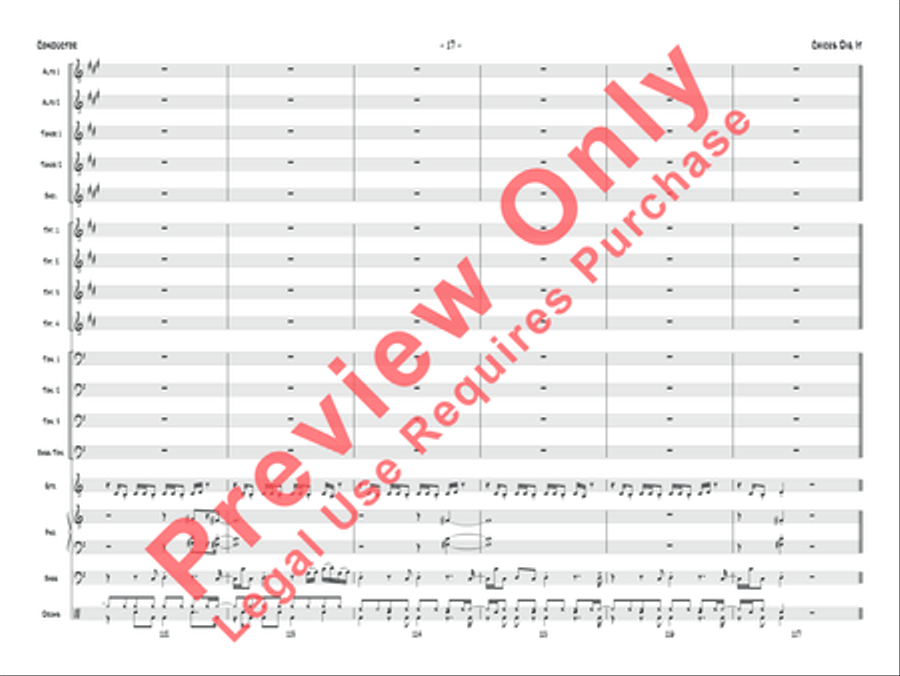 Chicks Dig It Jazz Ensemble scores gallery preview page 18