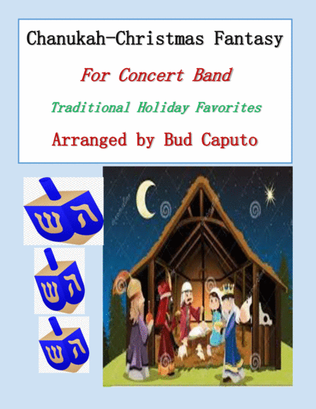 Book cover for Hanukkah- Christmas Fantasy for Band