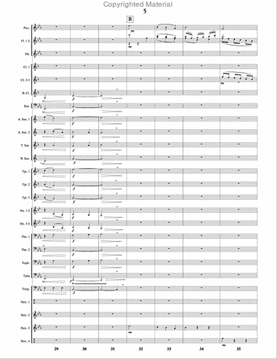Tinker to Evers to Chance Concert Band scores gallery preview page 6