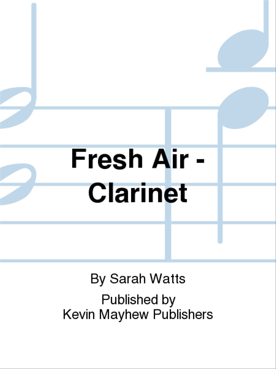 Fresh Air - Clarinet Clarinet scores gallery preview page 1