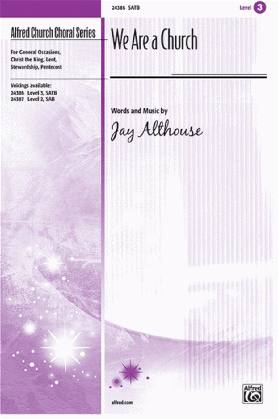We Are a Church We Are a Church 4-Part scores gallery preview page 1