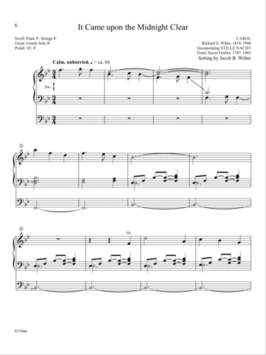 Christmas Simplified: Easy Settings for Organ Organ Solo scores gallery preview page 3