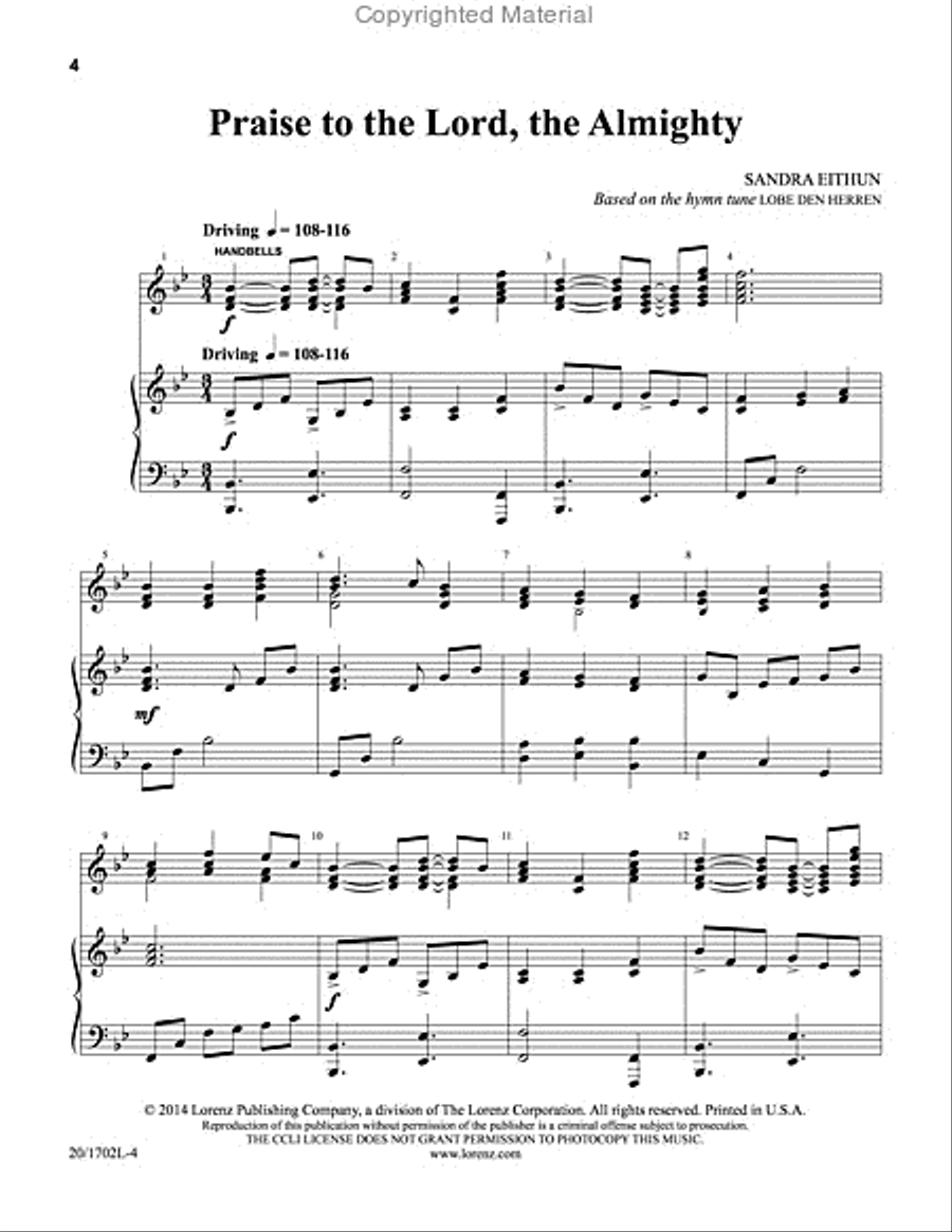 Hymns for Three to Six Ringers 3-Octaves scores gallery preview page 5