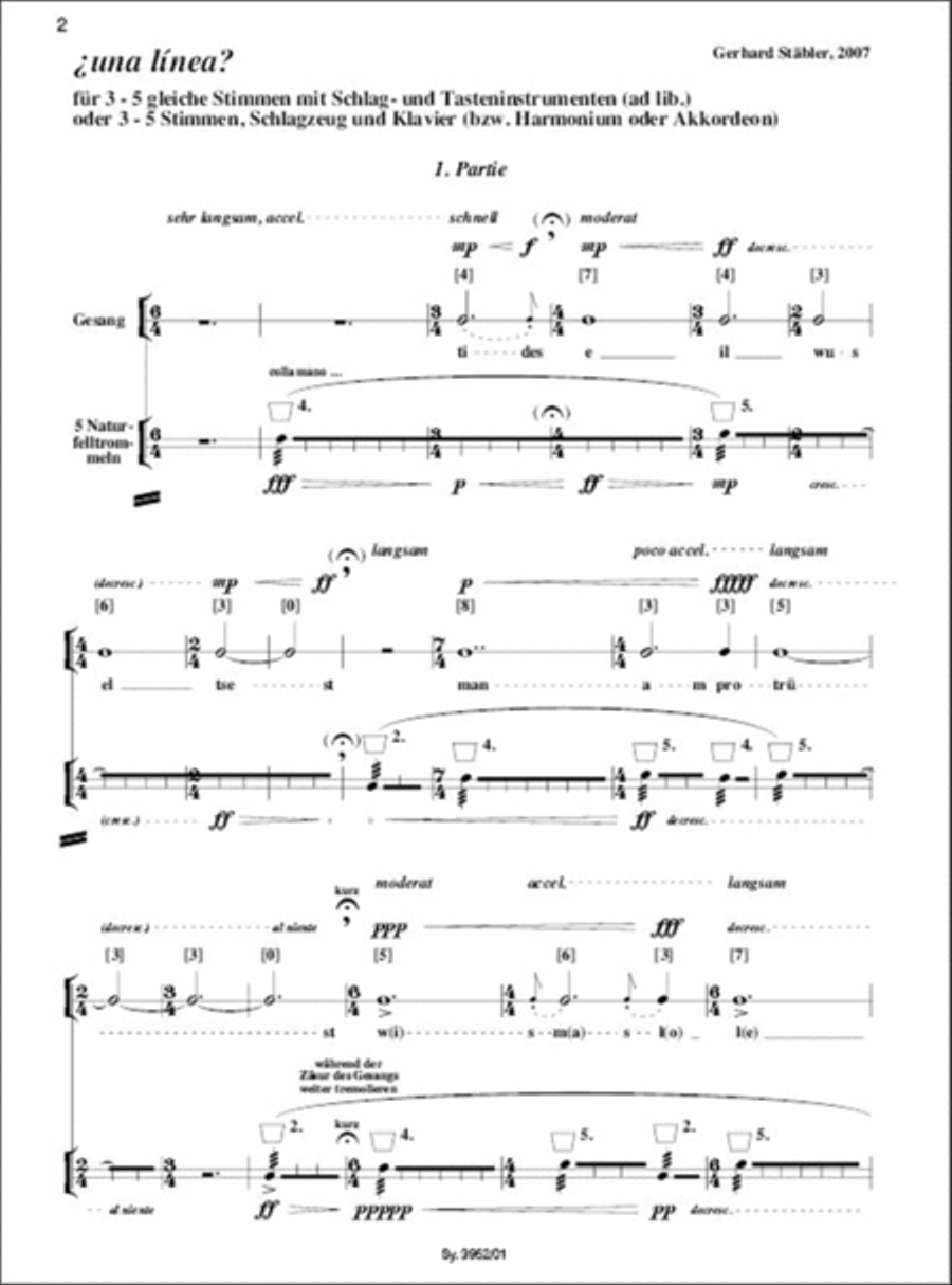 ¿una línea? Voice scores gallery preview page 2