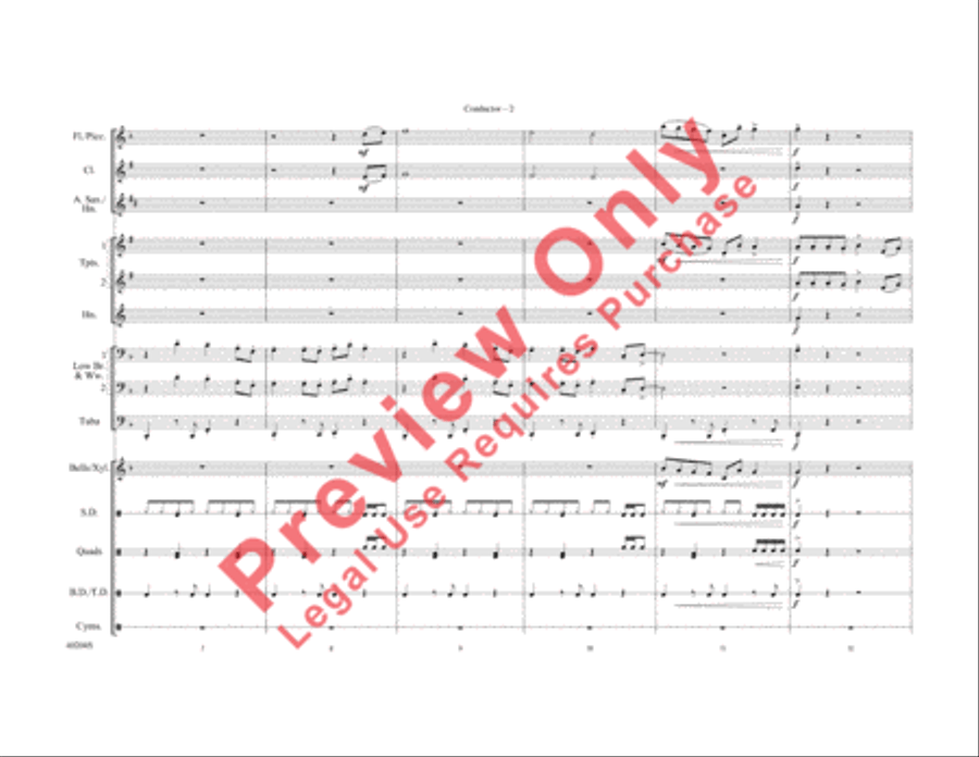 Good Time Marching Band scores gallery preview page 3